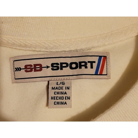 Red Peppers Paris Texas Sweater Large SD Sports Minor League Basketball W Flaws - Picture 5 of 13